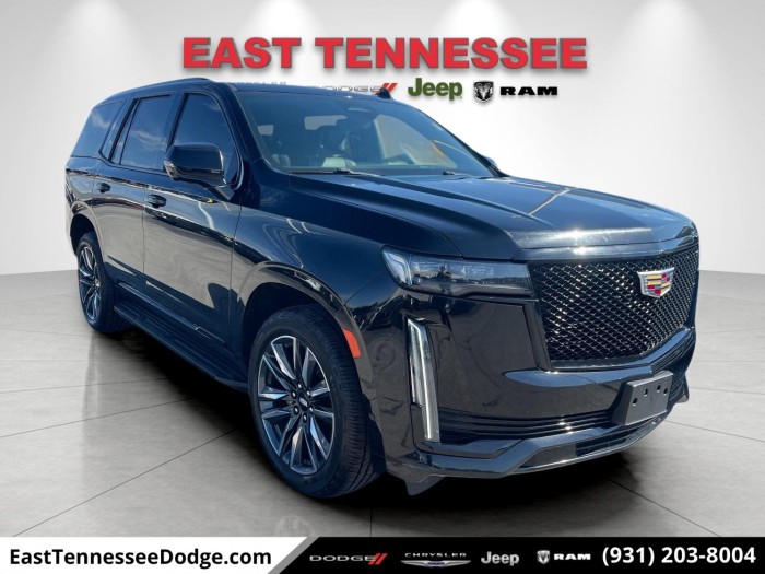 lowest $59,722 in CROSSVILLE 2023 CADILLAC ESCALADE SPORT
